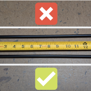 Measuring Aluminum Section length