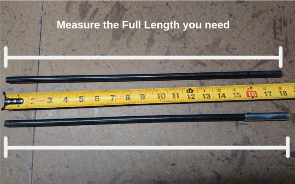 Measuring a Fiberglass section w/ or w/o Ferrule