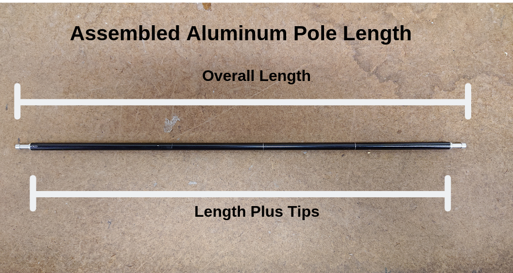 Measuring an Assembled Aluminum Pole