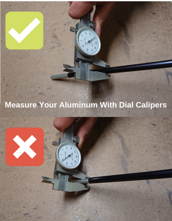 .355 Aluminum Pole to Your Measurements - Image 5